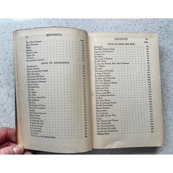 Poems Of William Blake Edited By William Butler Yeats Hardcover 1927 The Modern - Picture 5 of 12